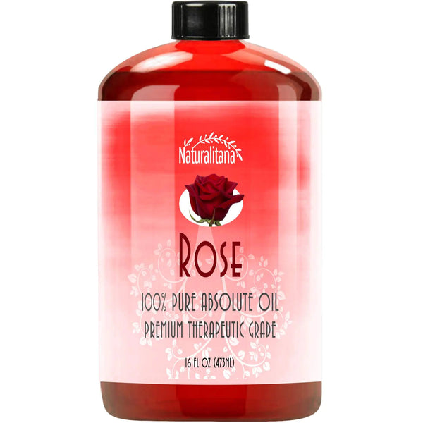 Naturalitana - 16oz Rose Essential Oil for Aromatherapy Diffuser Soap Bath Bombs Candles - Aromatherapy Oil - Essential Oils Candle Making - Essential Oils Soap Making