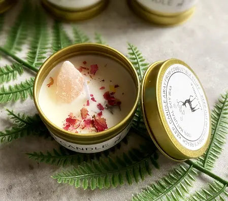 Raw Crystal Scented Candles Gift Box Set (One Piece)