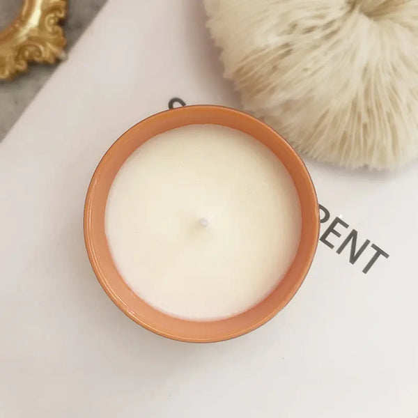 Crystal Flower Shaped Soy Wax Candle Gift Set